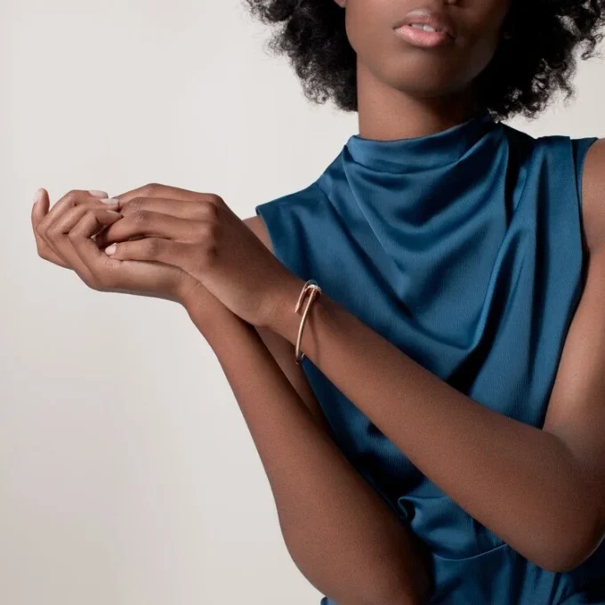 Juste Un Clou-armband, klassiek model, diamanten