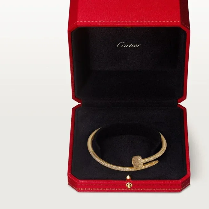 Juste Un Clou-armband, klassiek model, diamanten