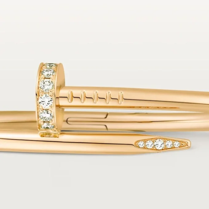 Juste Un Clou-armband, klassiek model, diamanten