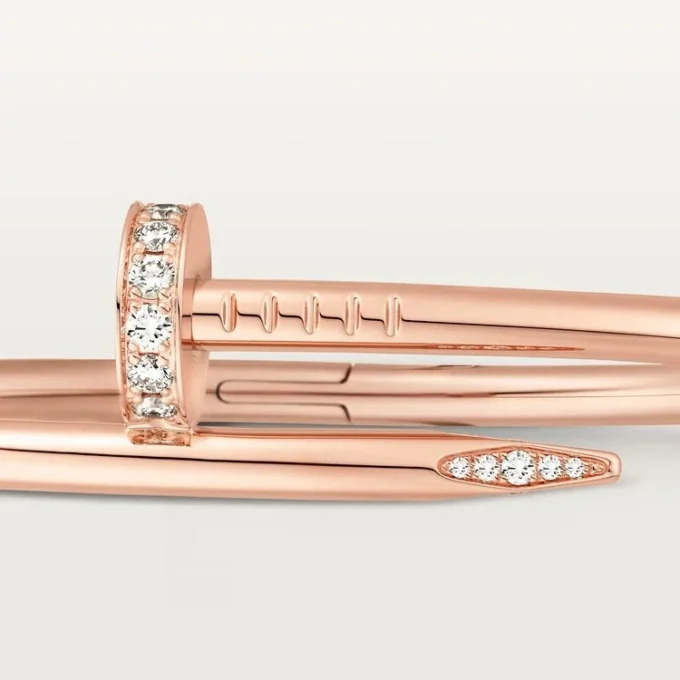 Juste Un Clou-armband, klassiek model, diamanten