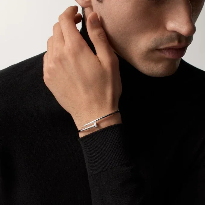 Juste Un Clou-armband, klein model, diamanten