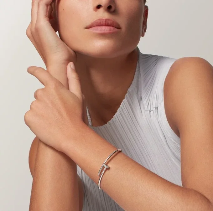 Juste Un Clou-armband, klein model, diamanten