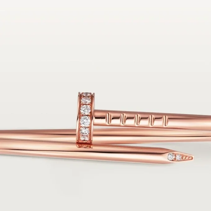 Juste Un Clou-armband, klein model, diamanten