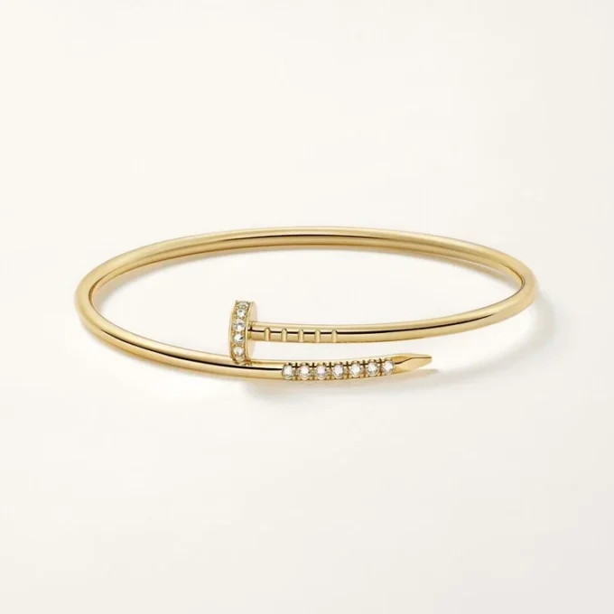Juste Un Clou-armband, klein model, omgekeerd gezette diamanten
