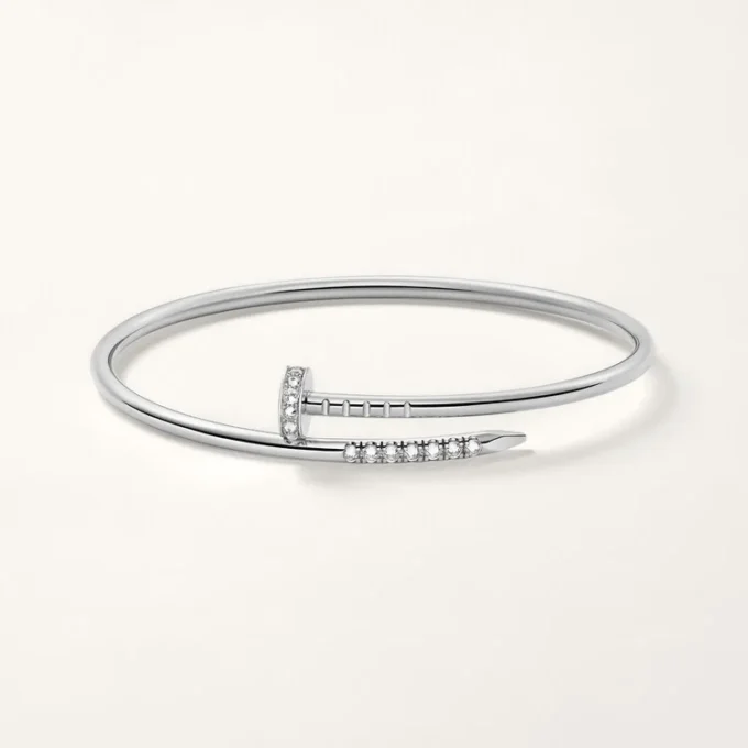 Juste Un Clou-armband, klein model, omgekeerd gezette diamanten