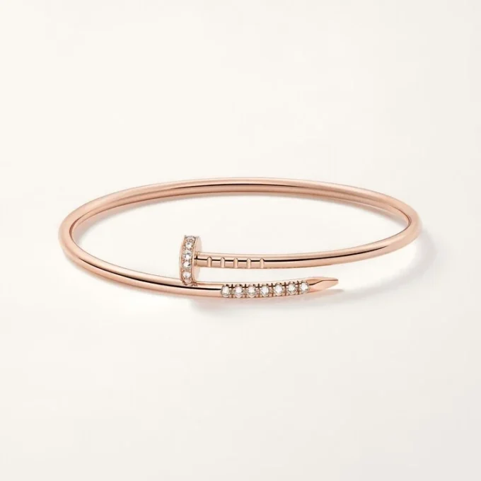 Juste Un Clou-armband, klein model, omgekeerd gezette diamanten