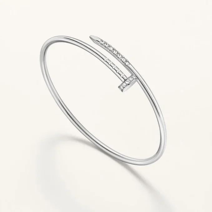 Juste Un Clou-armband, klein model, omgekeerd gezette diamanten