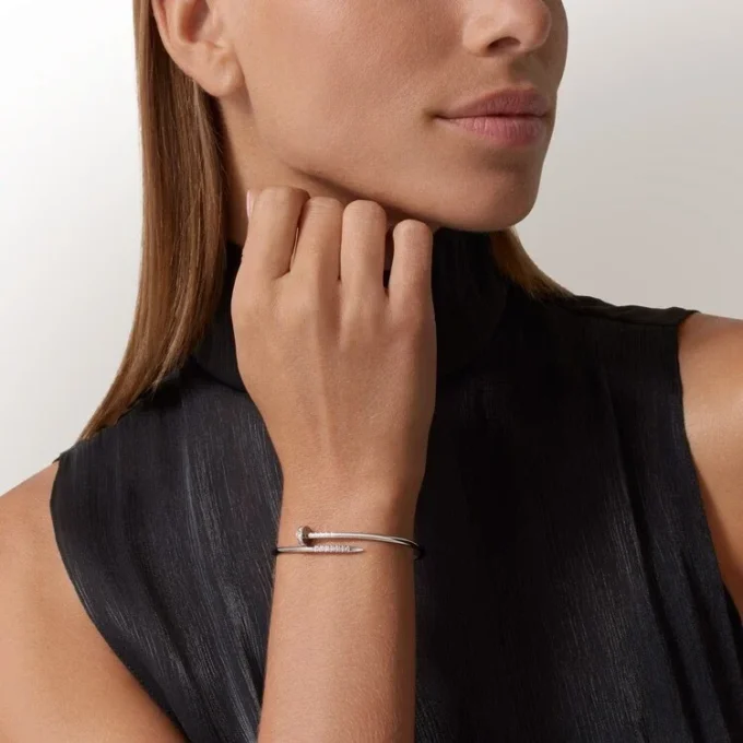 Juste Un Clou-armband, klein model, omgekeerd gezette diamanten