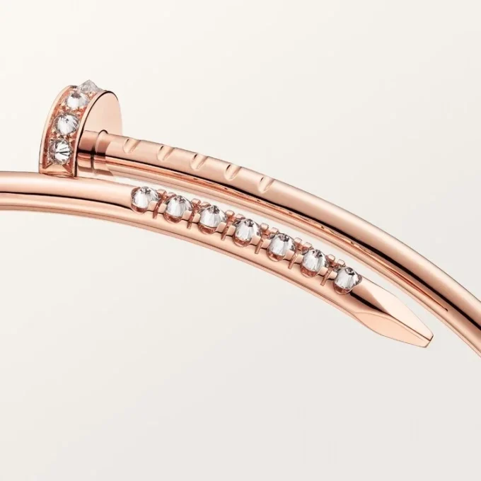 Juste Un Clou-armband, klein model, omgekeerd gezette diamanten