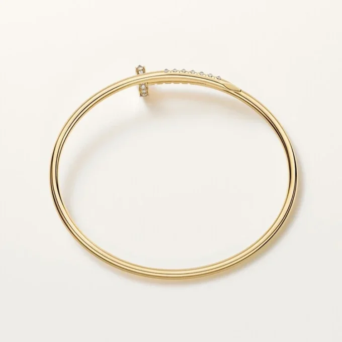 Juste Un Clou-armband, klein model, omgekeerd gezette diamanten