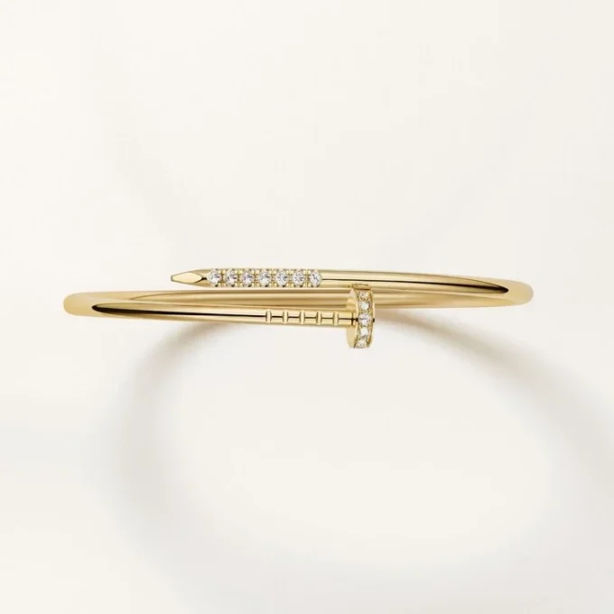 Juste Un Clou-armband, klein model, omgekeerd gezette diamanten