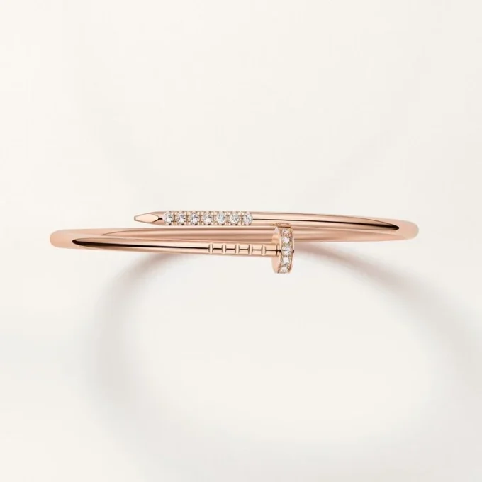 Juste Un Clou-armband, klein model, omgekeerd gezette diamanten