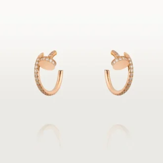 Juste Un Clou diamanten hoepeloorbellen, roségoud | Cartier Us