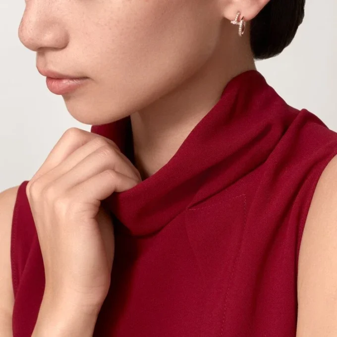 Juste Un Clou diamanten hoepeloorbellen, roségoud | Cartier Us