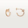 Juste Un Clou diamanten hoepeloorbellen, roségoud | Cartier Us
