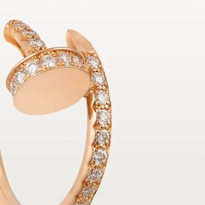 Juste Un Clou diamanten hoepeloorbellen, roségoud | Cartier Us