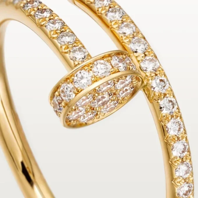 Juste Un Clou diamanten ring, geelgoud | Cartier Us