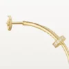 Juste Un Clou Hoop-oorbellen, groot model, bezet