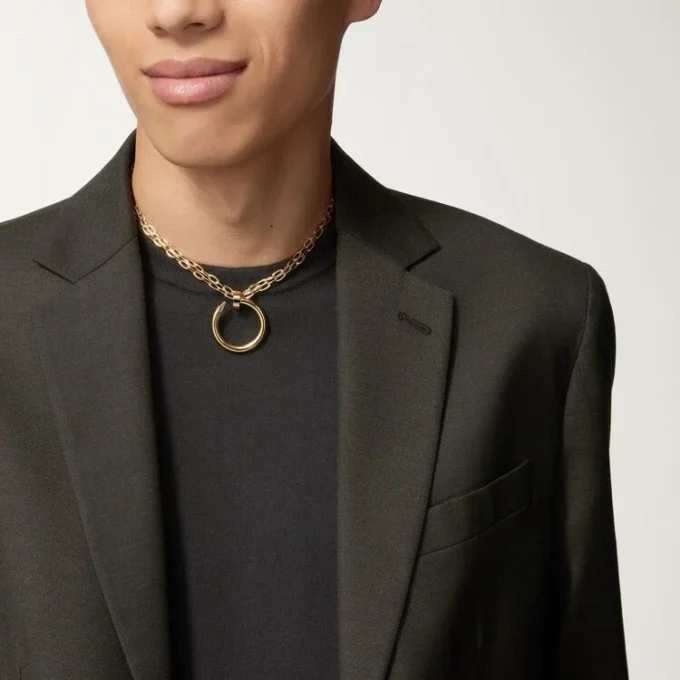Juste Un Clou lange ketting, multiwear, extra groot model