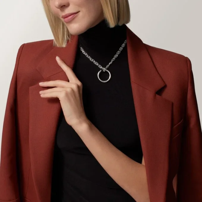 Juste Un Clou lange ketting, multiwear, extra groot model