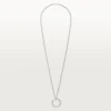Juste Un Clou lange ketting, multiwear, extra groot model, bezet