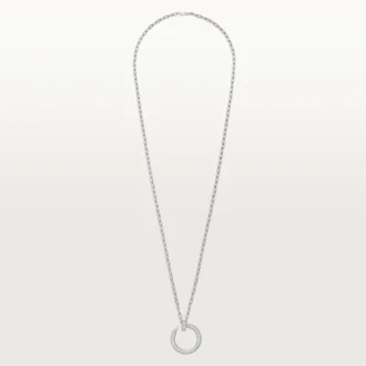 Juste Un Clou lange ketting, multiwear, extra groot model, bezet