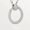Juste Un Clou lange ketting, multiwear, extra groot model, bezet