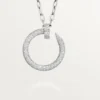 Juste Un Clou lange ketting, multiwear, extra groot model, bezet