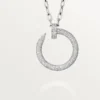 Juste Un Clou lange ketting, multiwear, extra groot model, bezet