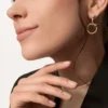 Juste Un Clou-oorbellen, dubbel, diamanten