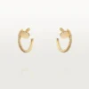 Juste Un Clou-oorbellen – geelgoud, diamanten – Cartier