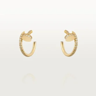 Juste Un Clou-oorbellen – geelgoud, diamanten – Cartier