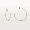 Juste Un Clou-oorbellen – geelgoud, diamanten – Cartier