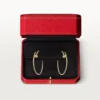 Juste Un Clou-oorbellen – geelgoud, diamanten – Cartier