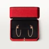 Juste Un Clou-oorbellen – Roze goud, diamanten – Cartier
