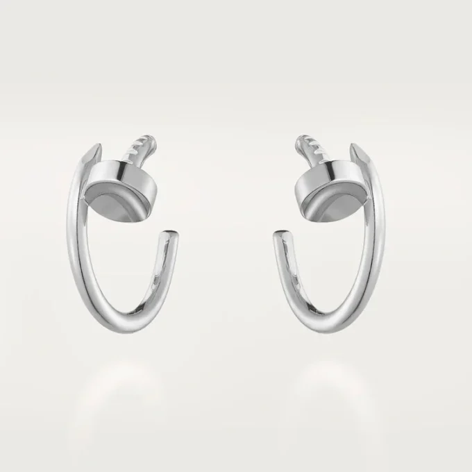 Juste Un Clou-oorbellen – Witgoud – Cartier