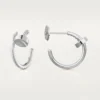 Juste Un Clou-oorbellen – Witgoud – Cartier