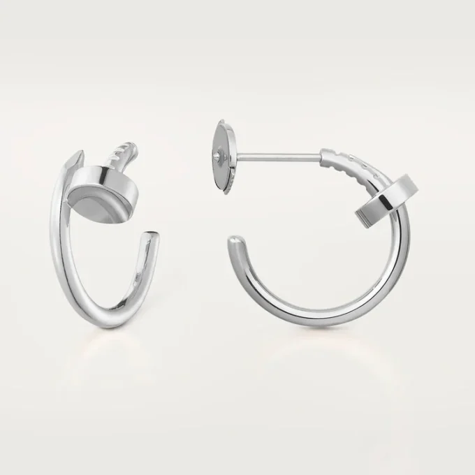 Juste Un Clou-oorbellen – Witgoud – Cartier