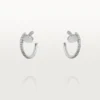 Juste Un Clou-oorbellen – Witgoud, diamanten – Cartier