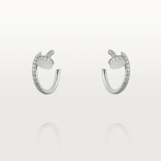 Juste Un Clou-oorbellen – Witgoud, diamanten – Cartier