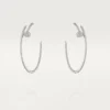 Juste Un Clou-oorbellen – Witgoud, diamanten – Cartier