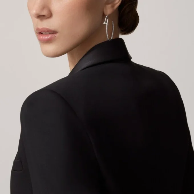 Juste Un Clou-oorbellen – Witgoud, diamanten – Cartier