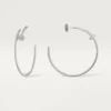 Juste Un Clou-oorbellen – Witgoud, diamanten – Cartier