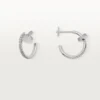 Juste Un Clou-oorbellen – Witgoud, diamanten – Cartier