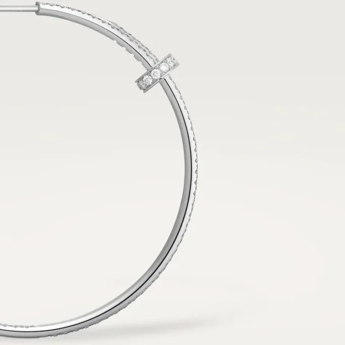 Juste Un Clou-oorbellen – Witgoud, diamanten – Cartier