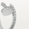 Juste Un Clou-oorbellen – Witgoud, diamanten – Cartier