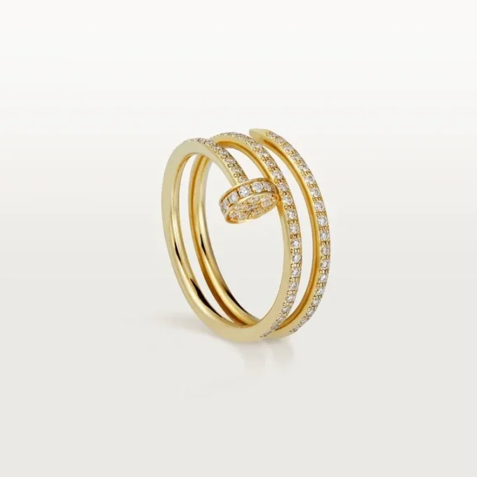 Juste Un Clou-ring – geelgoud, diamanten – Cartier