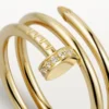 Juste Un Clou-ring – geelgoud, diamanten – Cartier