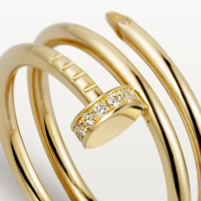 Juste Un Clou-ring – geelgoud, diamanten – Cartier
