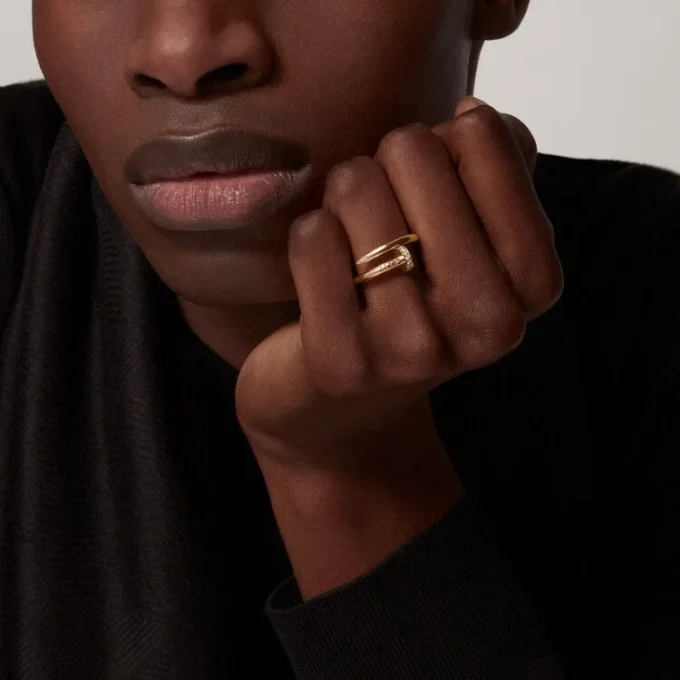 Juste Un Clou-ring – geelgoud, diamanten – Cartier
